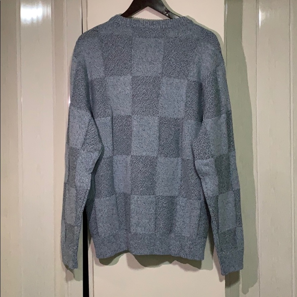 J. Crew Checkered Sweater (Size XL) - Picture 3 of 3